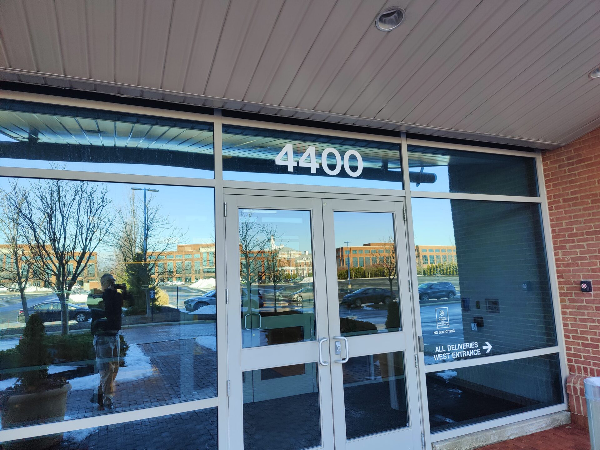 Entrance to CT Corporation statutory agent office at 4400 Easton Commons Columbus Ohio